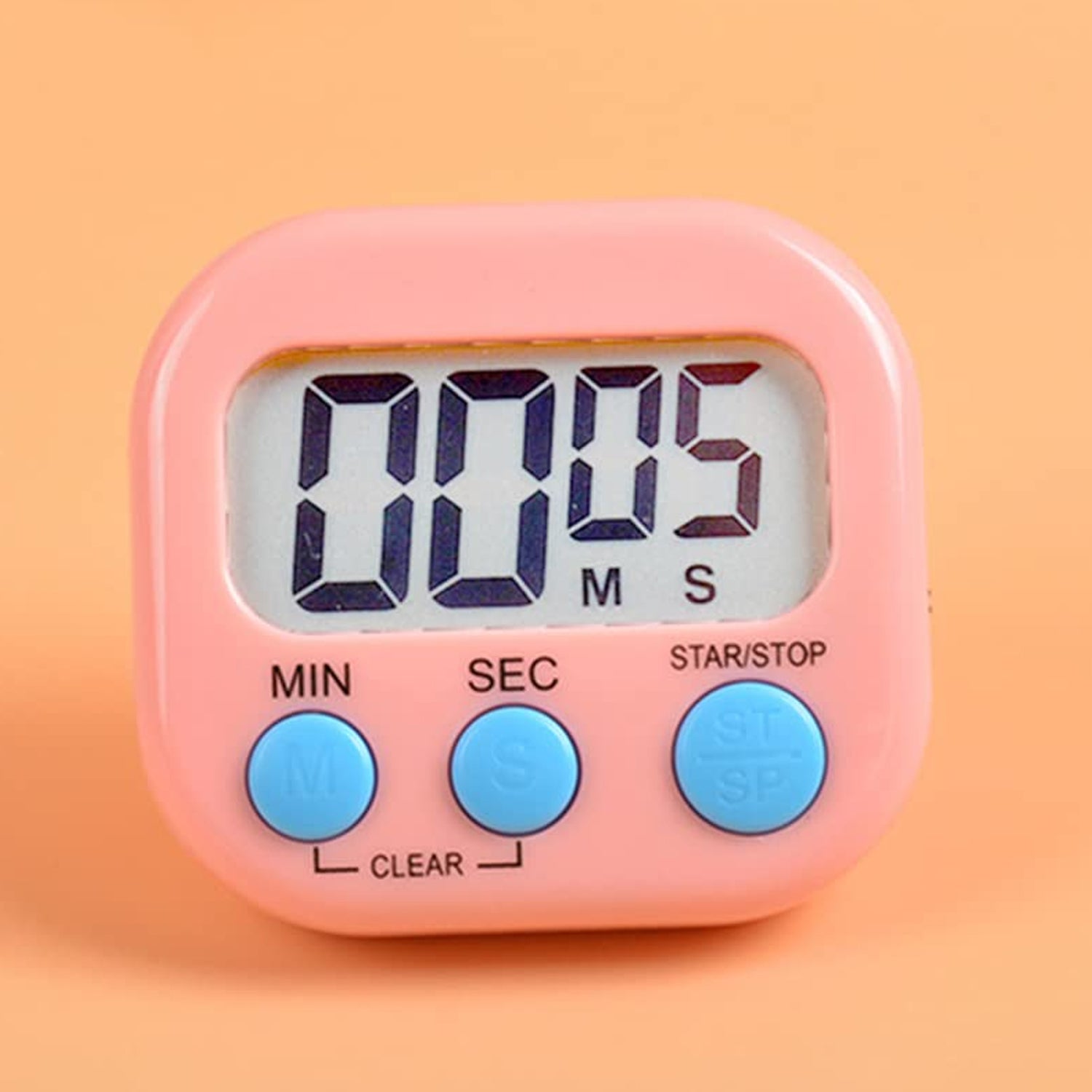 1540  Digital Kitchen Timer Clear Big Digits 0-99 Min for Cooking Office Clock Eshaan Traders