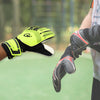 8064 Multi Function Finger Protection Sports kids goalkeeper gloves, football gloves for boys, kids, adults, football training gloves, super grip palm protection gloves (1 Pair) Eshaan Traders