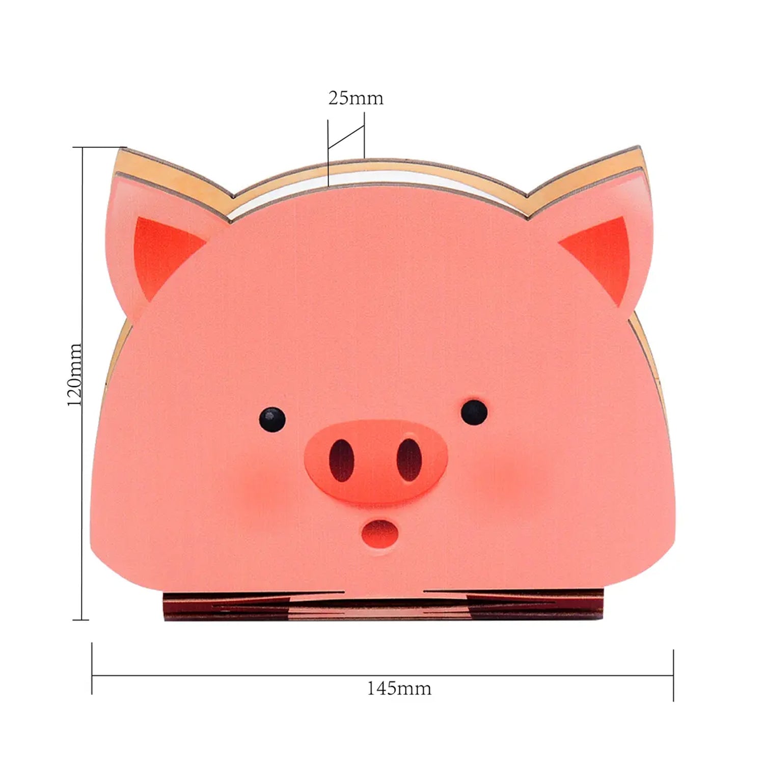 6643 Piglet Shape Book Lamp Animal Led Book Lamp Christmas Gift Light RGB Colors Custom Gift Book Lamp Eshaan Traders