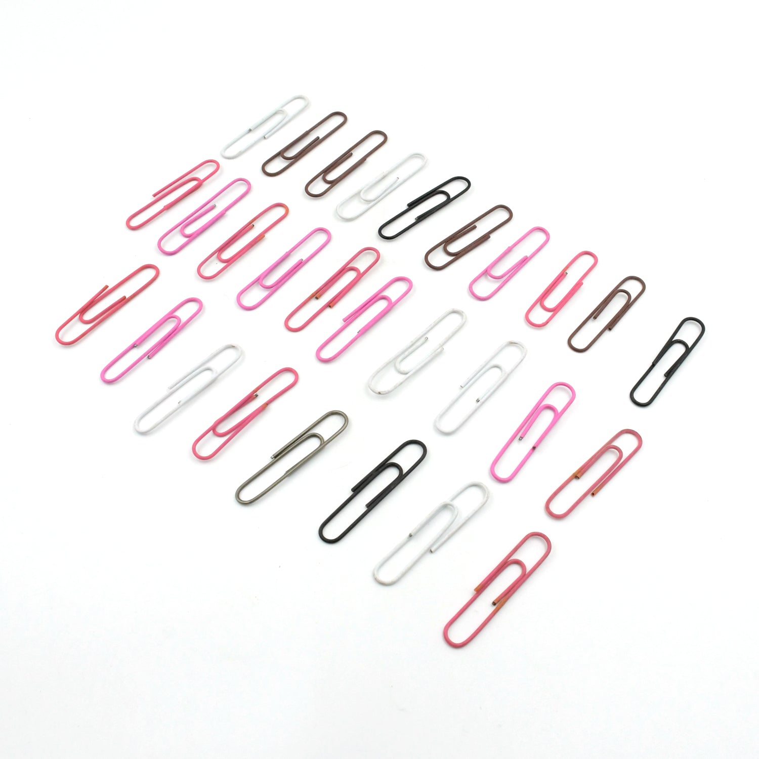 8859 MultiPurpose Assorted Color Coated Paper Clips, Assorted Sizes, Durable & Rustproof, Colored Paper Clips for Paperwork, DIY Work, classify Documents, Bookmark, Snacks Bag Clips, Suitable for Home, School, Office (Approx 28 Pcs) Eshaan Traders