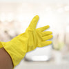 0679 Multipurpose Rubber Reusable Cleaning Gloves, Reusable Rubber Hand Gloves I Latex Safety Gloves I for Washing I Cleaning Kitchen I Gardening I Sanitation I Wet and Dry Use Gloves (1 Pair) Eshaan Traders