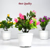 4950 Flower Pot Artificial Decoration Plant | Natural Look & Plastic Material For Home , Hotels , Office & Multiuse Pot Eshaan Traders