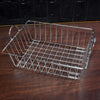 2743 SS Square Basket Stand used for holding fruits as a decorative and using purposes in all kinds of official and household places etc. DeoDap