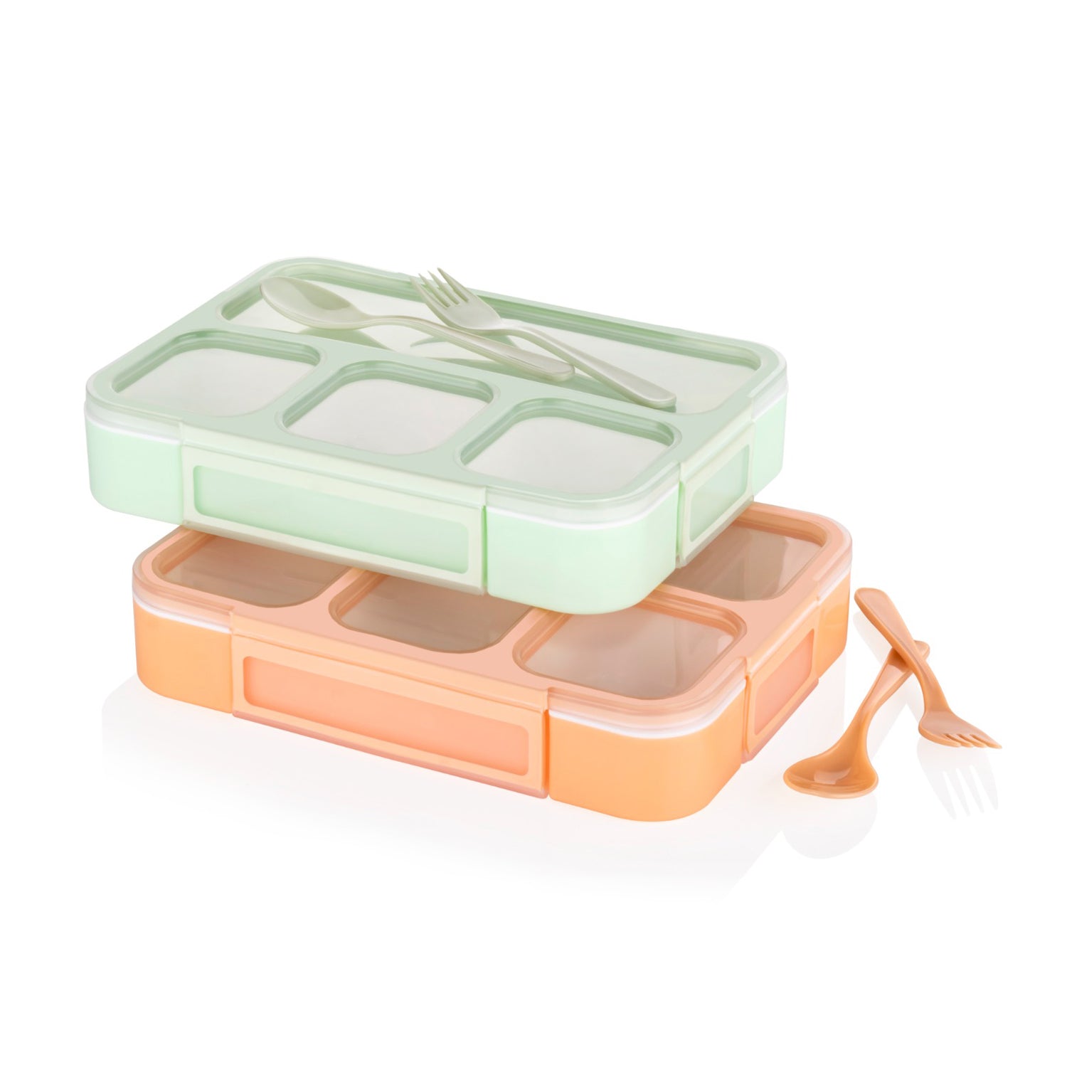 5212 Lunch Box 4 Compartment With Leak Proof Lunch Box For School & Office Use Eshaan Traders