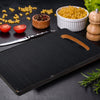 2850 Wooden Cutting Board Heavy Chopping Board With Handle Kitchen Vegetables, Fruits & Cheese DeoDap