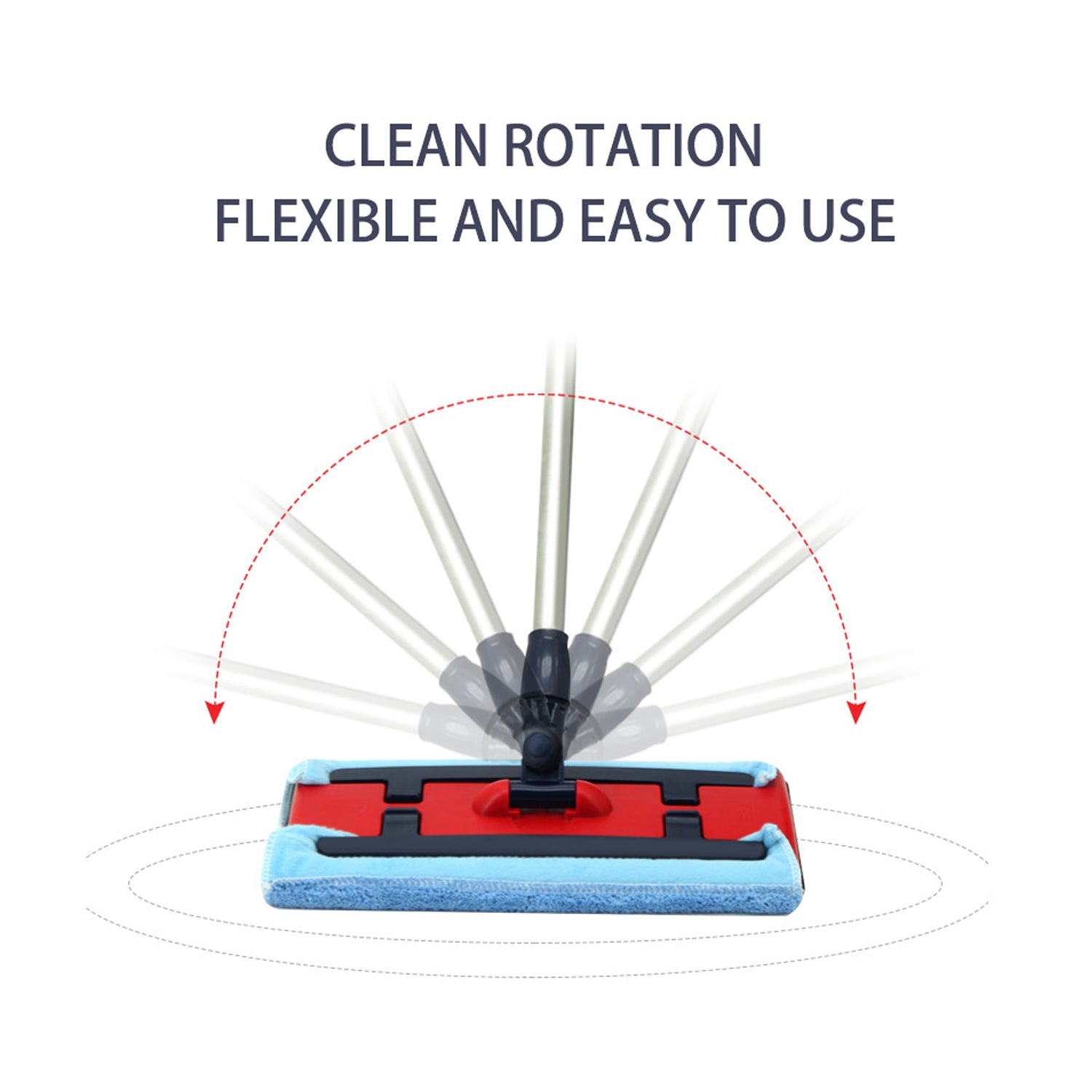 7879 Mop for Floor Cleaning, Microfiber Mop, Flat Mop, Rotating Mop for Floor Cleaning Eshaan Traders