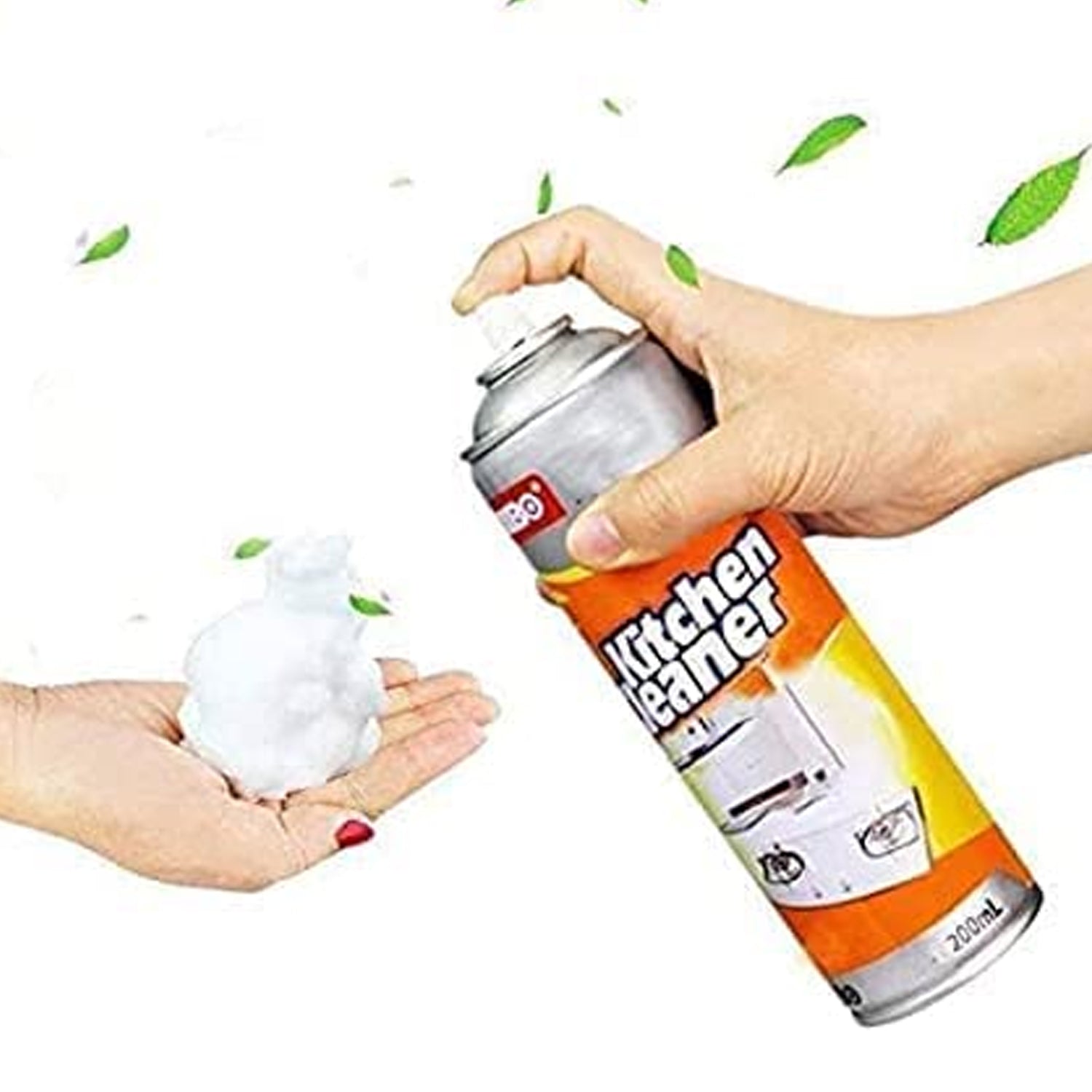 1331 Multipurpose Bubble Foam Cleaner Kitchen Cleaner Spray Oil & Grease Stain Remover Chimney Cleaner Spray Bubble Cleaner All Purpose Foam Degreaser Spray (500 Ml) DeoDap