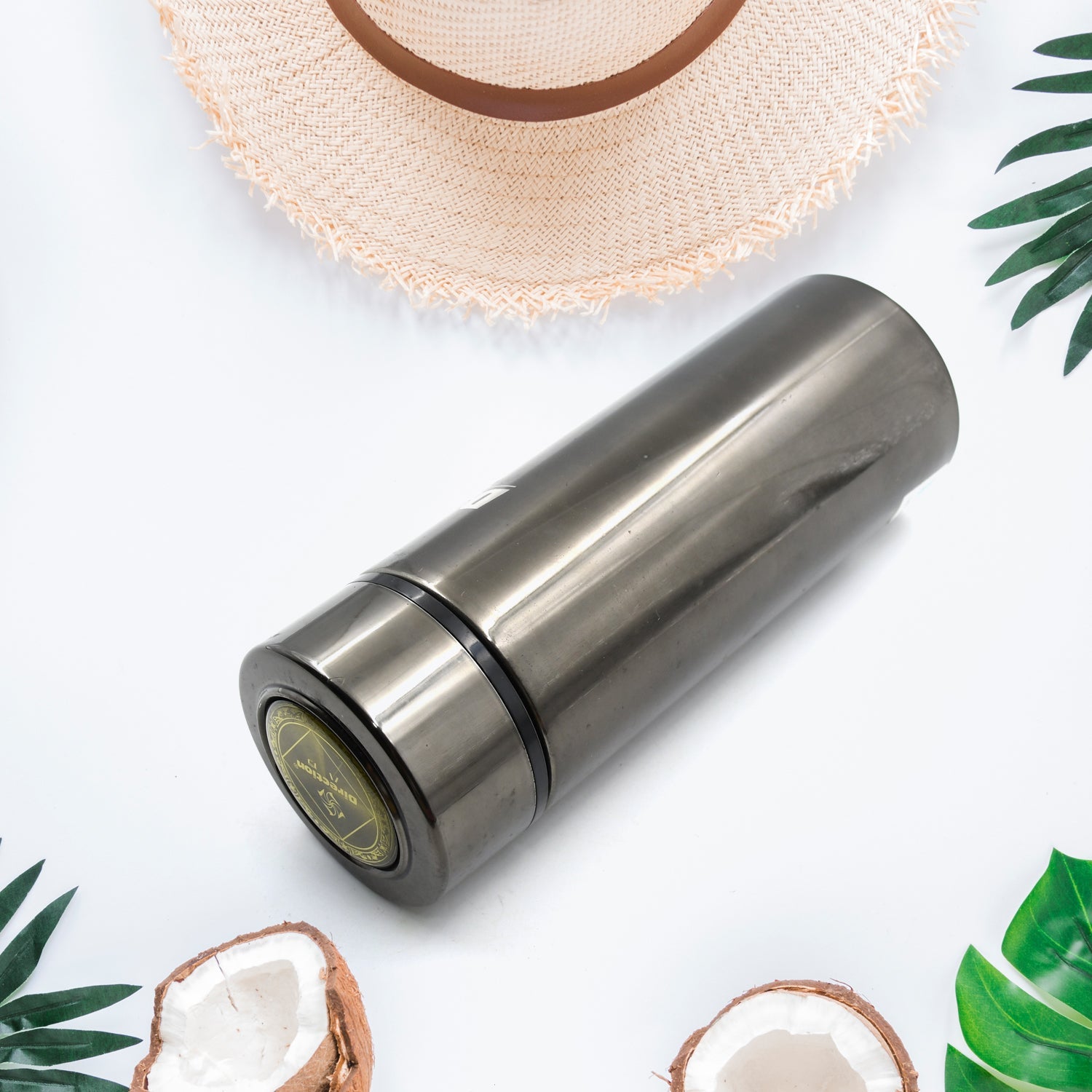 8378 STAINLESS STEEL THERMOS WATER BOTTLE | 24 HOURS HOT AND COLD | EASY TO CARRY | RUST & LEAK PROOF | TEA | COFFEE | OFFICE| GYM | HOME | KITCHEN Eshaan Traders