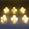 1222B Festival Decorative - LED Tealight Candles | Battery Operated Candle Ideal for Party, Wedding, Birthday, Gifts (24pc) ( Diya , Divo , Diva , Deepak , Jyoti , Eshaan Traders