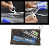 4848  6-Pcs Combo Zipper Pouch scissor Ruler Pen And Marker Used While Studying By Teachers And Students In Schools And Colleges Etc. DeoDap