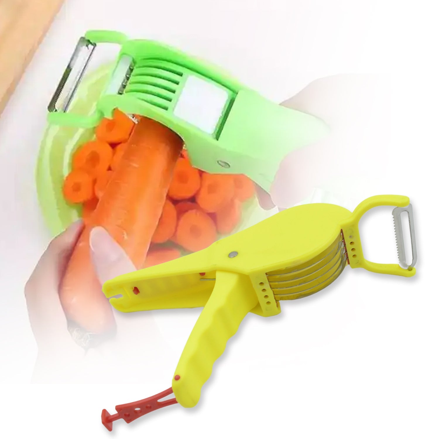 2553 2-in-1 Vegetable and Fruits Cutter / Chopper Eshaan Traders