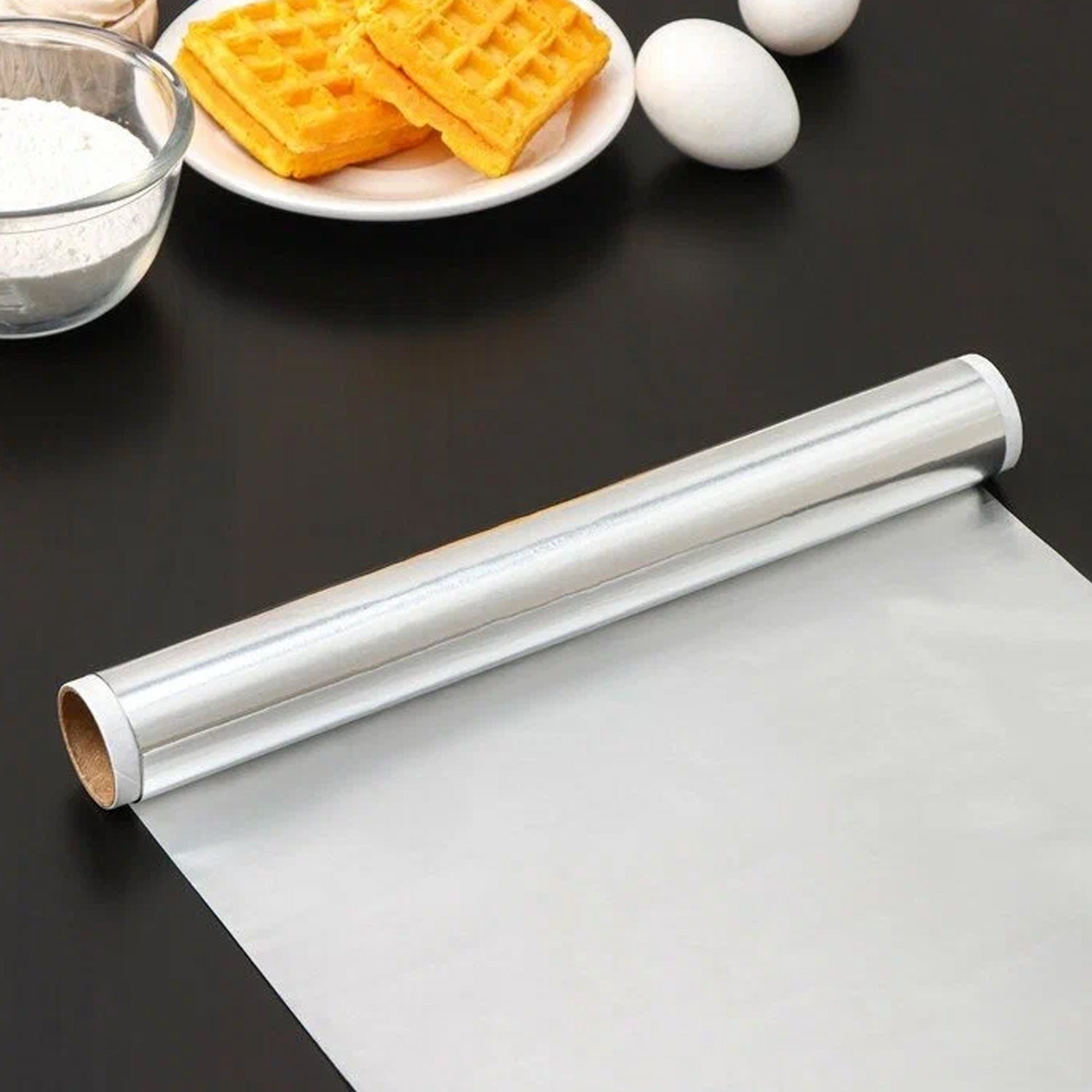 5989 Premium Quality Food Grade Aluminum Foil Roll Heavy Duty Non Stick Thick Aluminum Foil Sheet Baking Grilling Tool 72Mtr (1Pc) Eshaan Traders