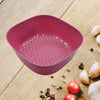 5960  2 in 1 Kitchen Strainer Bowl Set Plastic Drain Basket Creative Fruit Basket Vegetables Basket Wash Fruit Basket Storage Basket Eshaan Traders