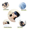 6908 New Men, Women Blindfold Soft Satin Sleep Mask Eye Mask Blind fold Block Out Light for Travel, Shift Work & Meditation (1pc) Eshaan Traders