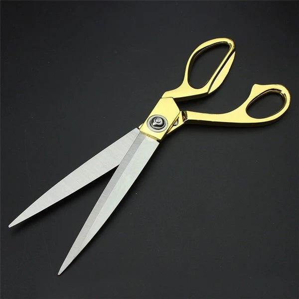 Stainless Steel Tailoring Scissor Sharp Cloth Cutting for Professionals  (Golden) Eshaan Traders