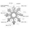 1787 Snowflake Multi-Tool Stainless Steel Snowflake Bottle Opener Eshaan Traders