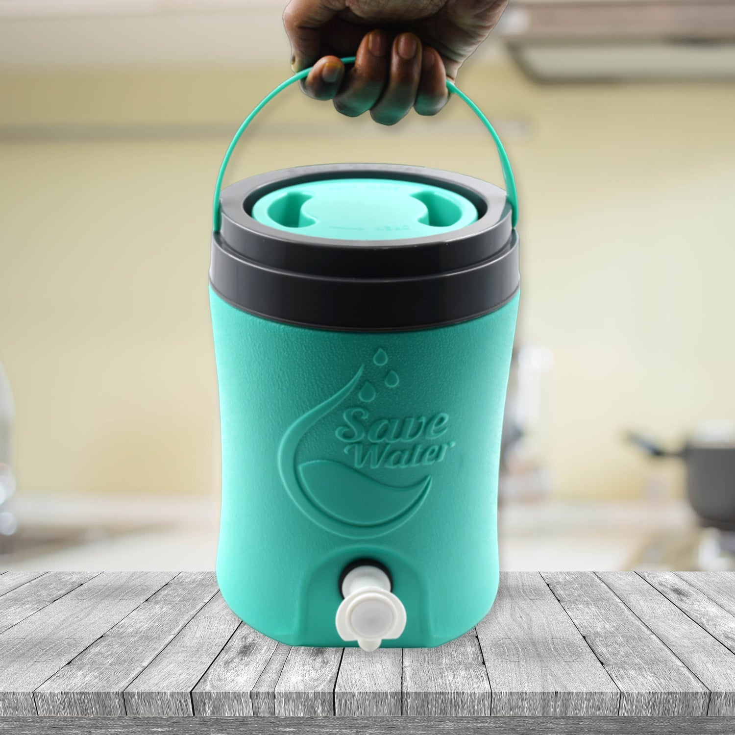 2107 Water Jug Camper with Tap Plastic Insulated Water 3.5 Liter Water Storage Cool Water Storage for Traveling Water Jug 3.5 Ltr Eshaan Traders