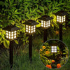 1493 Big Solar Outdoor Lights, 6 Pack Waterproof Solar Pathway Lights, 10 Hrs Long-Lasting LED Landscape Lighting Solar Garden Lights, Solar Lights for Walkway Path Driveway Patio Yard & Lawn (6 Pc Set) Eshaan Traders