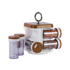 8117 Ganesh Storewell Plastic Spice Rack - Set of 8 DeoDap