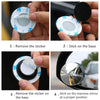 1512 Blind Spot Round Wide Angle Adjustable Convex Rear View Mirror - Pack of 2 Eshaan Traders