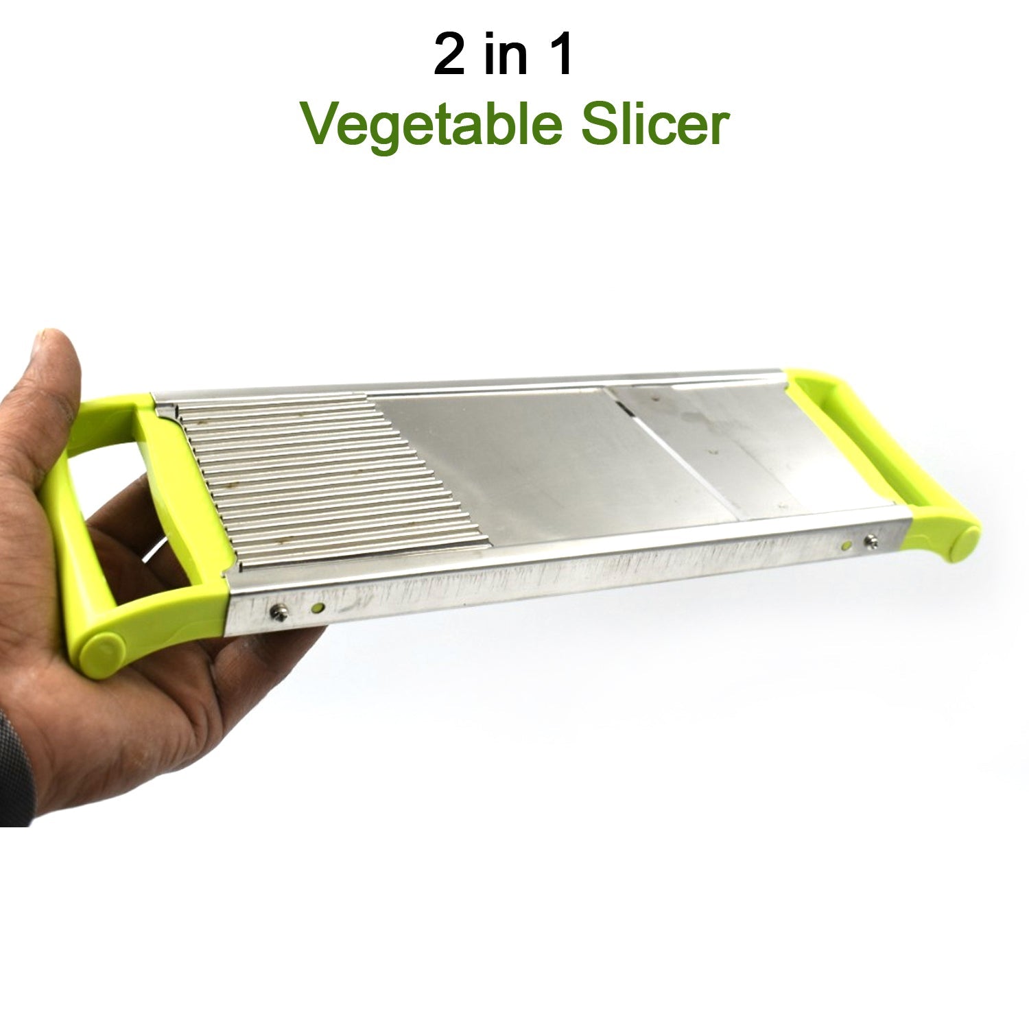 2688 2 in 1 Potato Slicer used in all kinds of household kitchen purposes for cutting and slicing of potatoes. Eshaan Traders