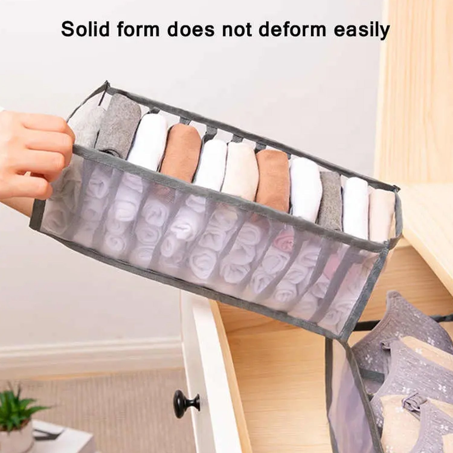 MULTIPURPOSE STORAGE POCKET RACK, FOLDABLE, COLLAPSIBLE FABRIC WARDROBE ORGANISER FOR CLOTHE ORGNISER LAUNDARY BAG Eshaan Traders