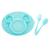 5209 Silicon Micky Plate And 1 Spoon & 1 Fork Card Packing ( 1 Pc Product) Eshaan Traders