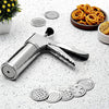 090 Plastic Kitchen Press Set, 12-Pieces, Silver (Kitchen_Press) Eshaan Traders