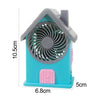 4799 Mini House Fan House Design Rechargeable Portable Personal Desk Fan For Home , Office & Kids Use DeoDap