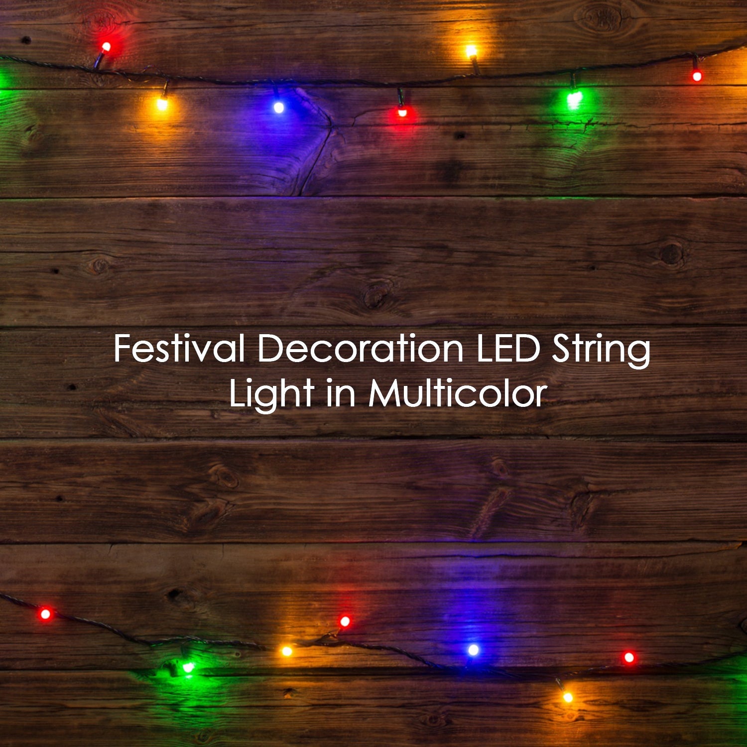 8339 3Mtr Home Decoration Diwali & Wedding LED Christmas String Light Indoor and Outdoor Light ,Festival Decoration Led String Light, Multi-Color Light (15L 3 Mtr) Eshaan Traders