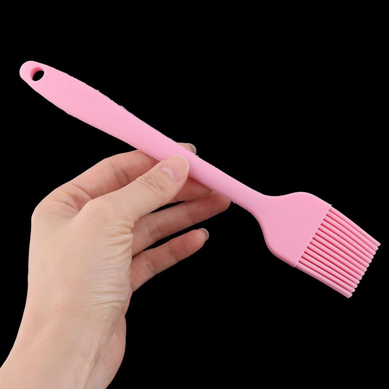 5446 Silicone Basting Brush - Heat Resistant Pastry Baking Bread Cake Oil Butter Brushes for BBQ Grill Kitchen Brush (26cm) Eshaan Traders