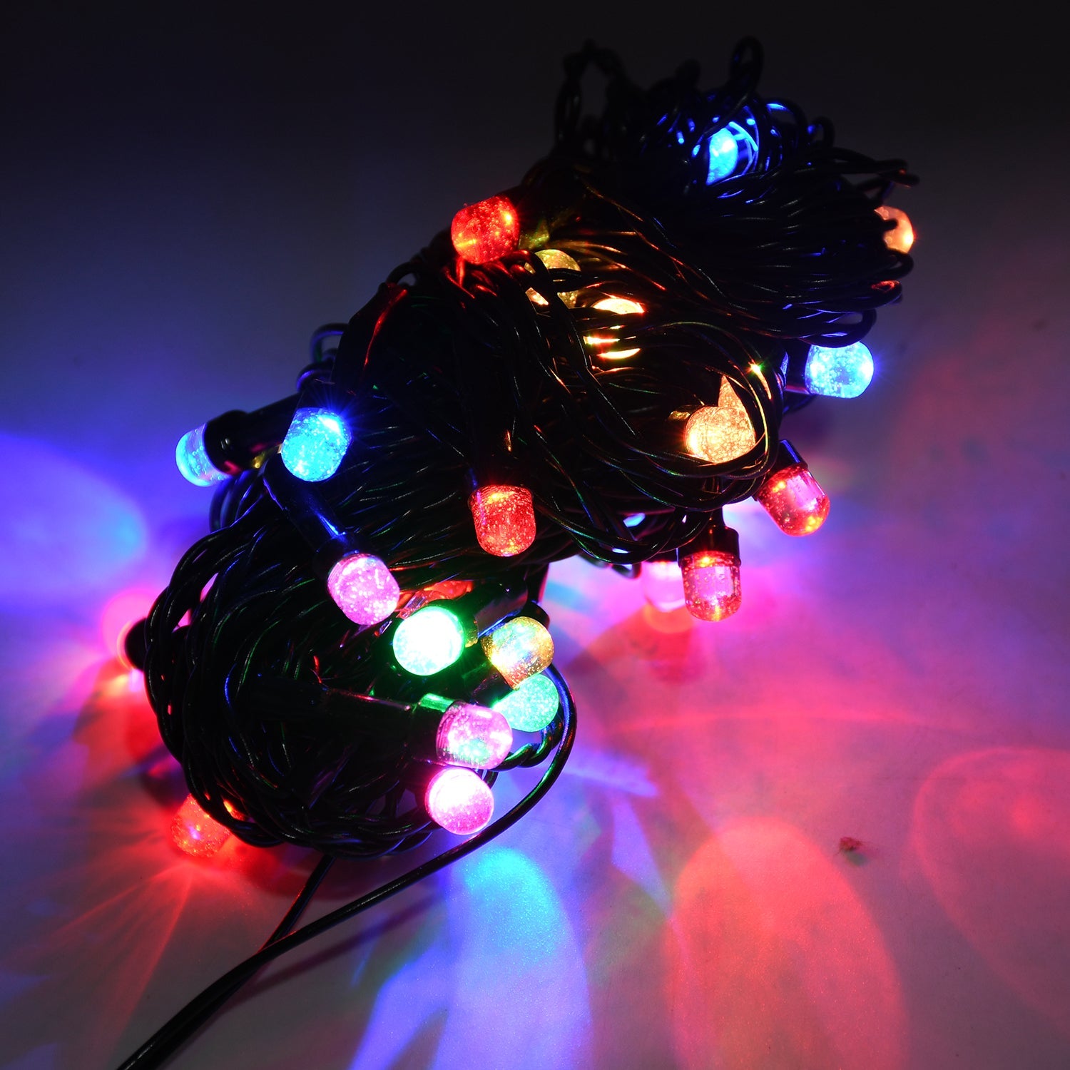 8329 9Mtr Flower Design Home Decoration Electrical Series Light Home Decoration Diwali & Wedding LED Christmas String Light Indoor and Outdoor Light ,Festival Decoration Led String Light, Multi-Color Light (36L 9Mtr) Eshaan Traders