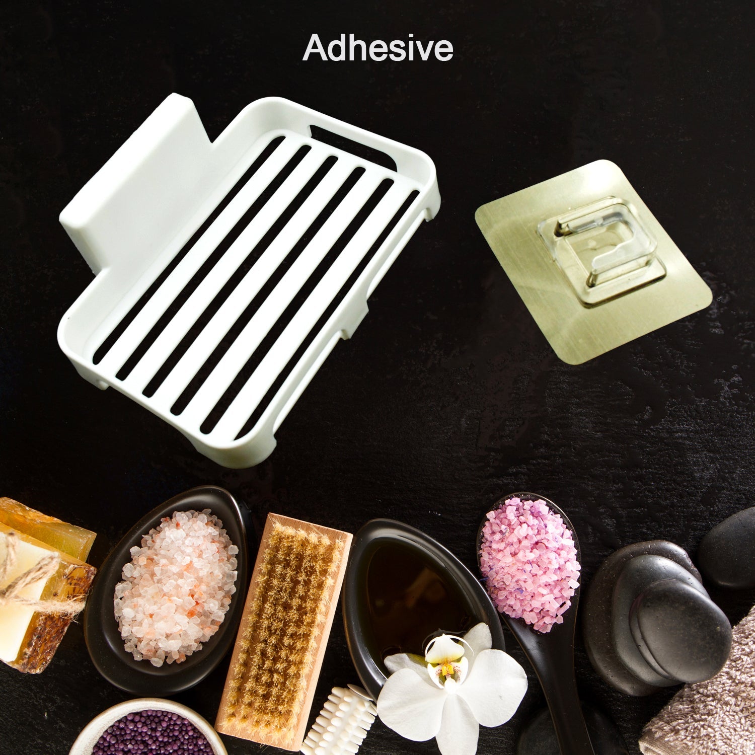 Soap Dish with Drain Soap Holder, Soap Saver Easy Cleaning, Soap Tray for Shower Bathroom Kitchen (1 Pc) Eshaan Traders