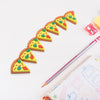 4347 3D Pizza Slices Kids Favourite Food Eraser, Pizza 7 slice eraser for kids Adults fast food lover Stationary Kit Fancy & Stylish Colorful Erasers, for Return Gift, Birthday Party, School Prize Eshaan Traders