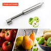 5506 Fruit Core Stainless Steel Set, Core Remover for Apple and Pear, Kitchen Prep Tool Fruit Core Remover Tool with Soft Handle, Apple Corer Stainless Steel, Kitchen Gadget Dishwasher Safe Eshaan Traders