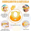 6641 Silicone Baby Shower Cap Bathing Baby Wash Hair Eye Ear Protector Hat for New Born Infants babies Baby Bath Cap Shower Protection For Eyes And Ear. Eshaan Traders