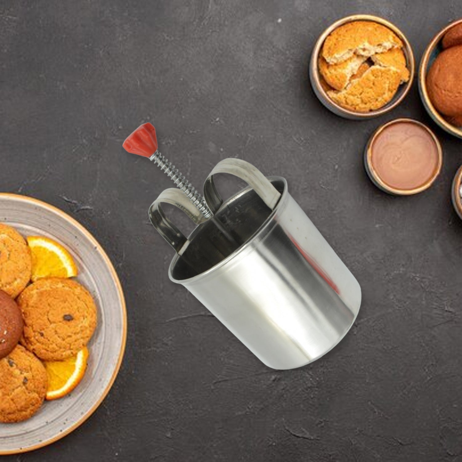 Kitchen Appliances - Medu Wada Vada Donut Maker Dispenser, Meduwada Stainless Steel MENDUVADA Eshaan Traders