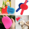 4148 Dog Bath Brush Dog Grooming Brush, Pet Shampoo Bath Brush Soothing Massage Rubber Comb with Adjustable Ring Handle for Long Short Haired Dogs (1 Pc) Eshaan Traders