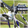 1617 Rechargeable Bicycle Front Waterproof LED Light (Blue) DeoDap