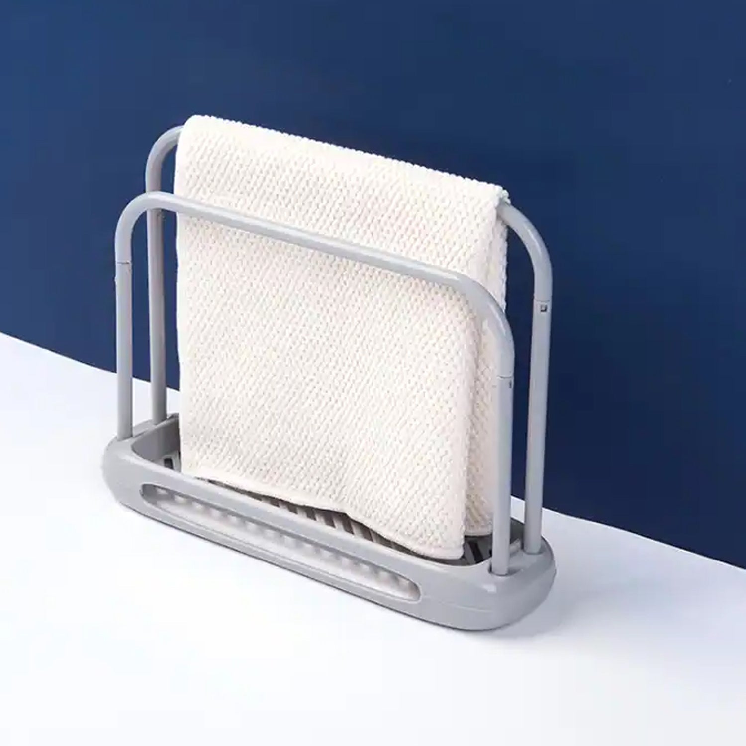 2305 Storage Rack Kitchen Storage Holder Dish Towel Holder Dishcloth Rack Organizer Pool, Dishcloth Drying Rack Sink Rag Holder Towel (1 Pc) Eshaan Traders