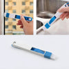 0850 2 in 1 Multi-Function Plastic Window Slot Keyboard Wardrobe Dust Removal Cleaning Brush Eshaan Traders