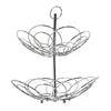 5179 2Tier Fruit Bowl Steel 40cm For Kitchen Use DeoDap