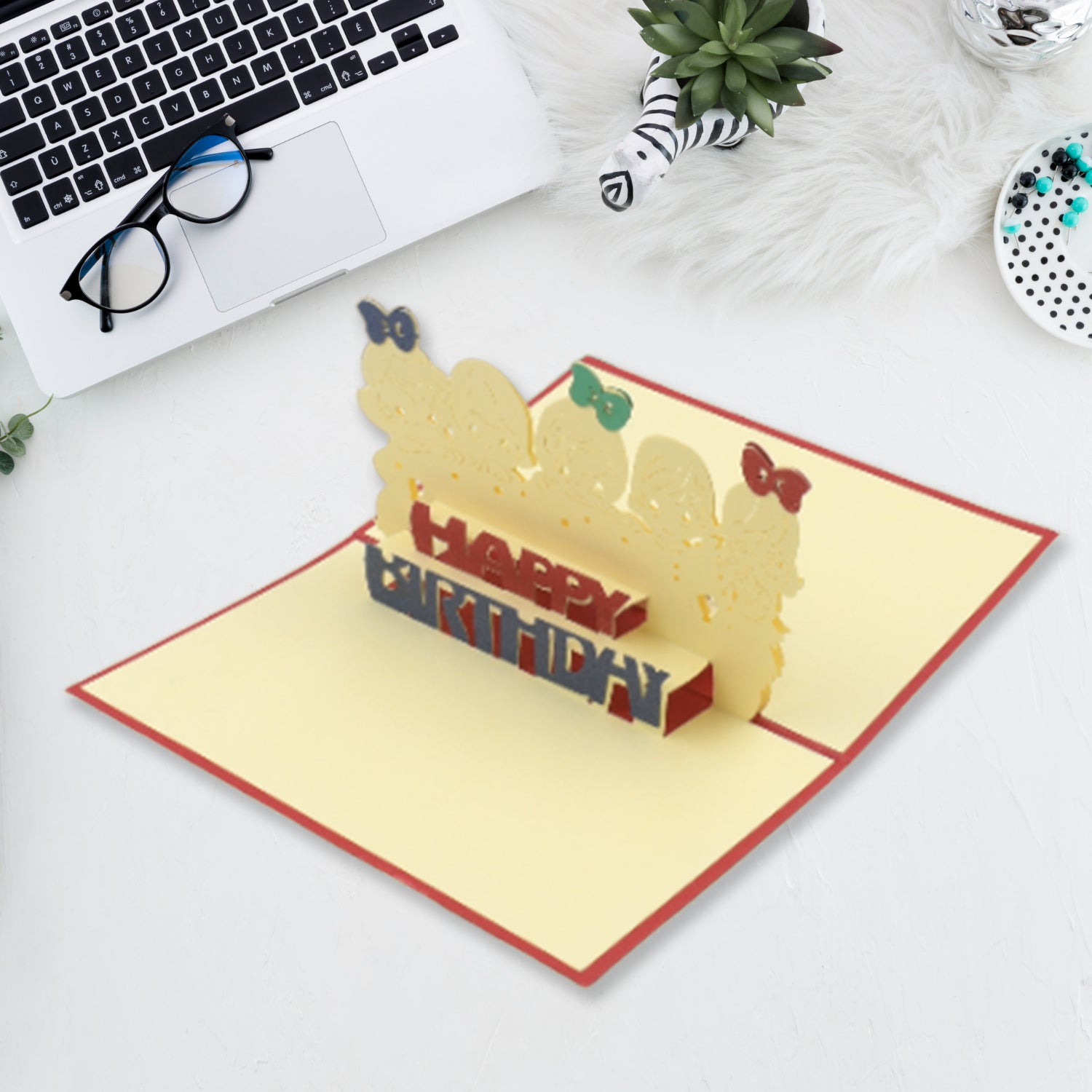 3D Paper Wish Card High Quality Paper Card All Design Card Good Wishing Card (All 3D Card Birthday, Christmas Card,  Cartoon Card, Love Heart Card) (1 Pc) Eshaan Traders