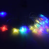 6603  28 LED / Star 3.9 Meter Star Shape Led Light Battery Operated with Flashing Modes for Home Decoration, Kids Room, Waterproof Diwali & Wedding LED Christmas Light Indoor and Outdoor Light ,Festival Decoration (Multicolor Battery Not Included 3.9Mtr) Eshaan Traders