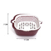 2783 2 In 1 Basket Strainer To Rinse Various Types Of Items Like Fruits, Vegetables Etc. DeoDap