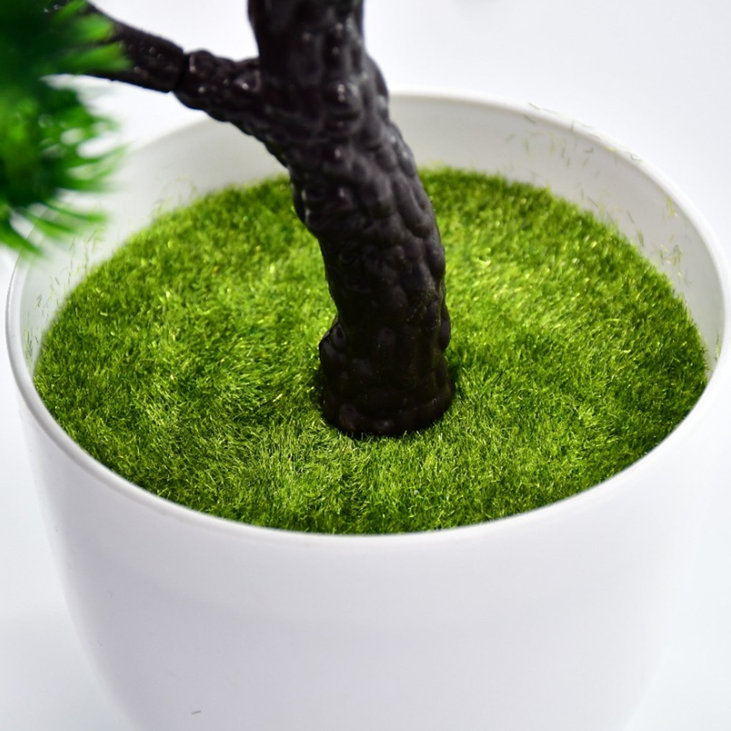 4937 Artificial Potted Plant with Round Pot DeoDap