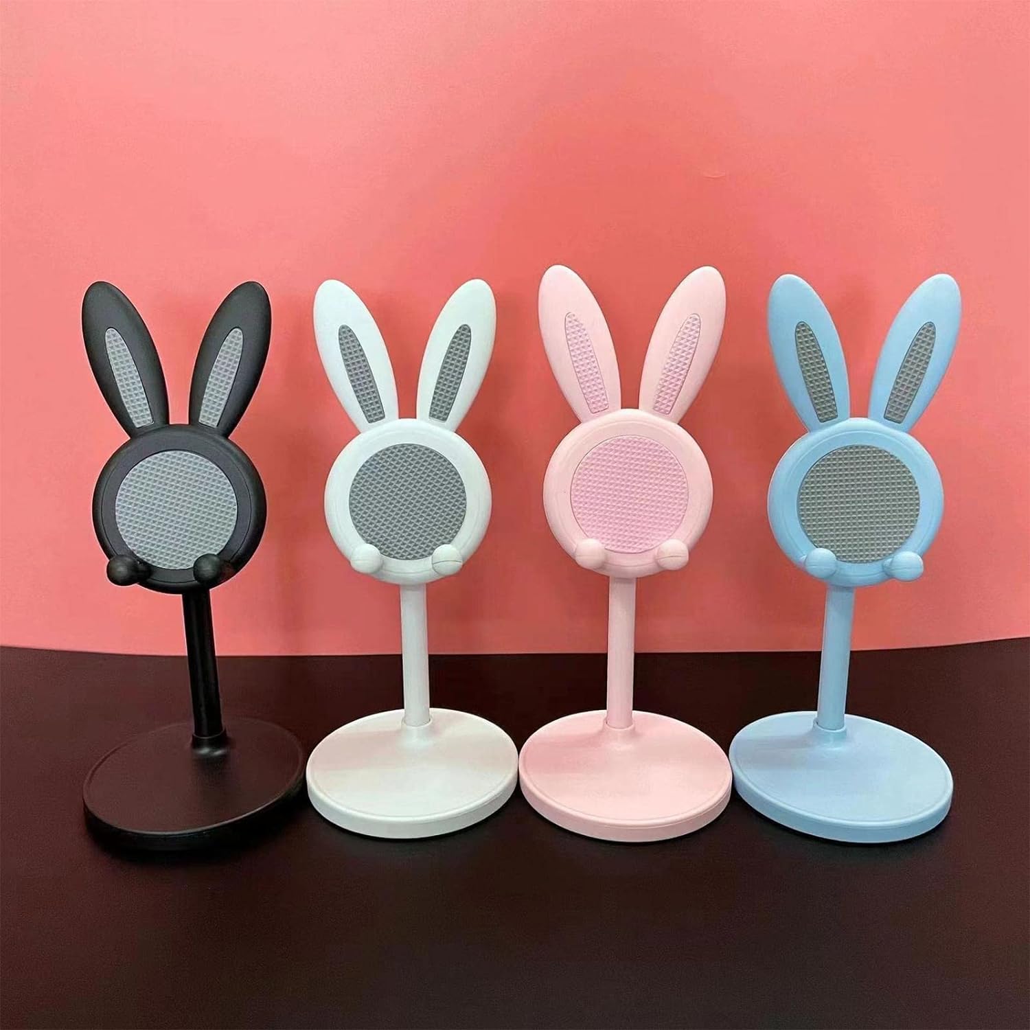 7774 Cute Bunny Phone Stand, Angle Height Adjustable Phone Stand for Desk, Kawaii Phone Holder Desk Accessories, Easter Bunny Gifts Favor for Girl & Boys Accessories for Phone, Tablet, Easter Gifts Favors Eshaan Traders