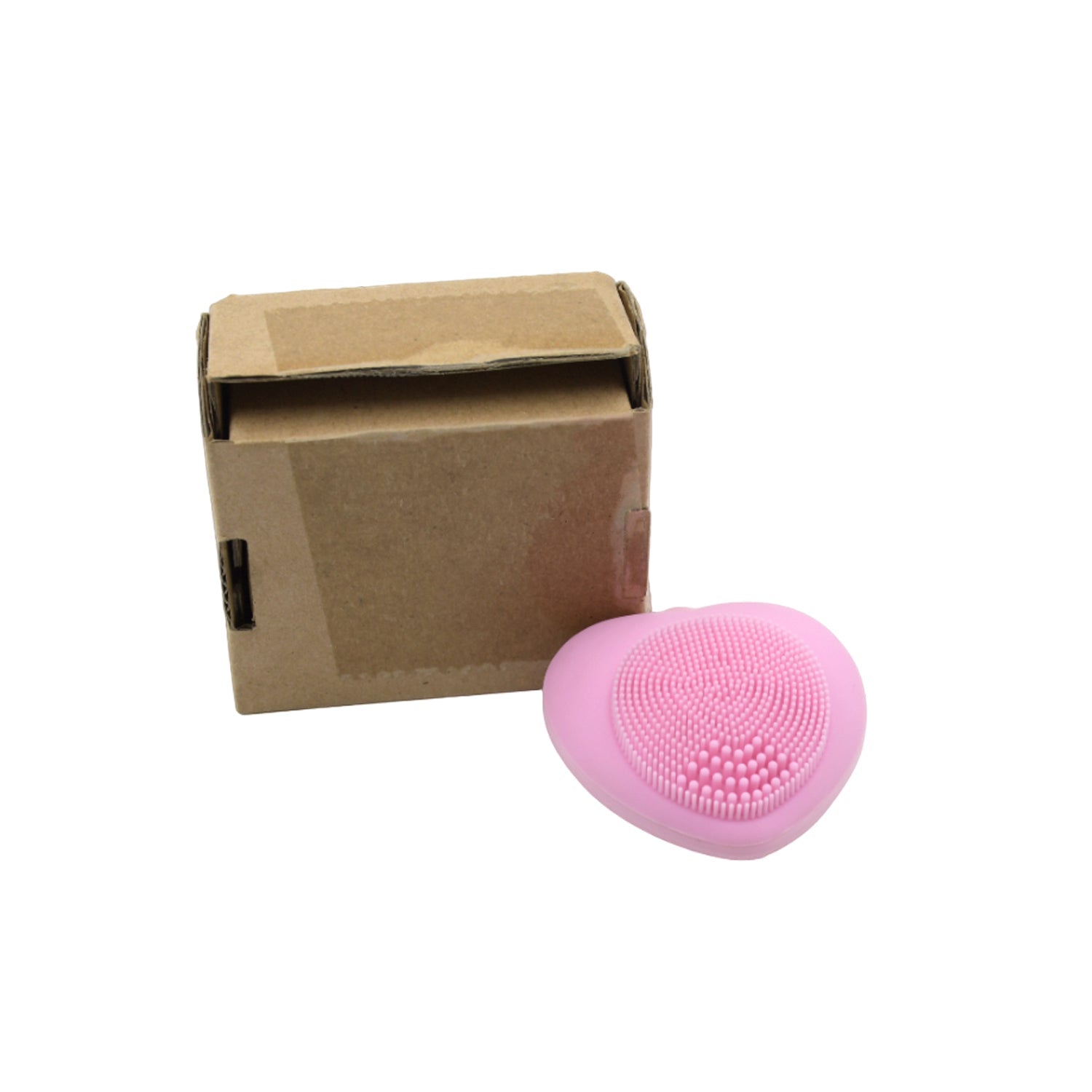 6996 Waterproof Face Wash Brush, Face Scrubber Facial Cleansing Brush Exfoliating Silicone Face Hot Compress Scrubber Cleaning, for Deep Skin Care Heart Shaped, for Women for Home Eshaan Traders