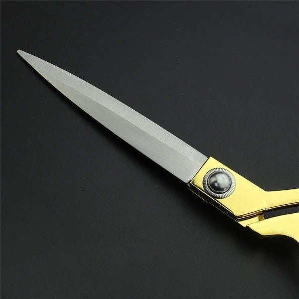 Stainless Steel Tailoring Scissor Sharp Cloth Cutting for Professionals  (Golden) Eshaan Traders