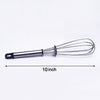 2571 Stainless Steel Wire Whisk,Balloon Whisk,Egg Frother, Milk & Egg Beater (10 inch) DeoDap